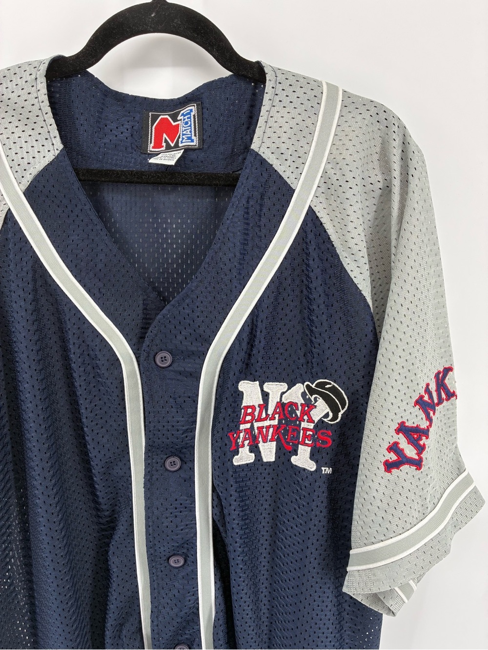 Negro League Basebell Museum New York Black Yankees Vintage Jersey Men’s SizeXXL